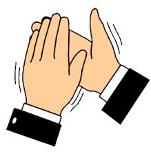 Applauding hands