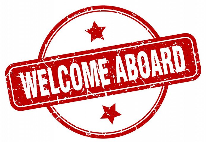 Welcome aboard